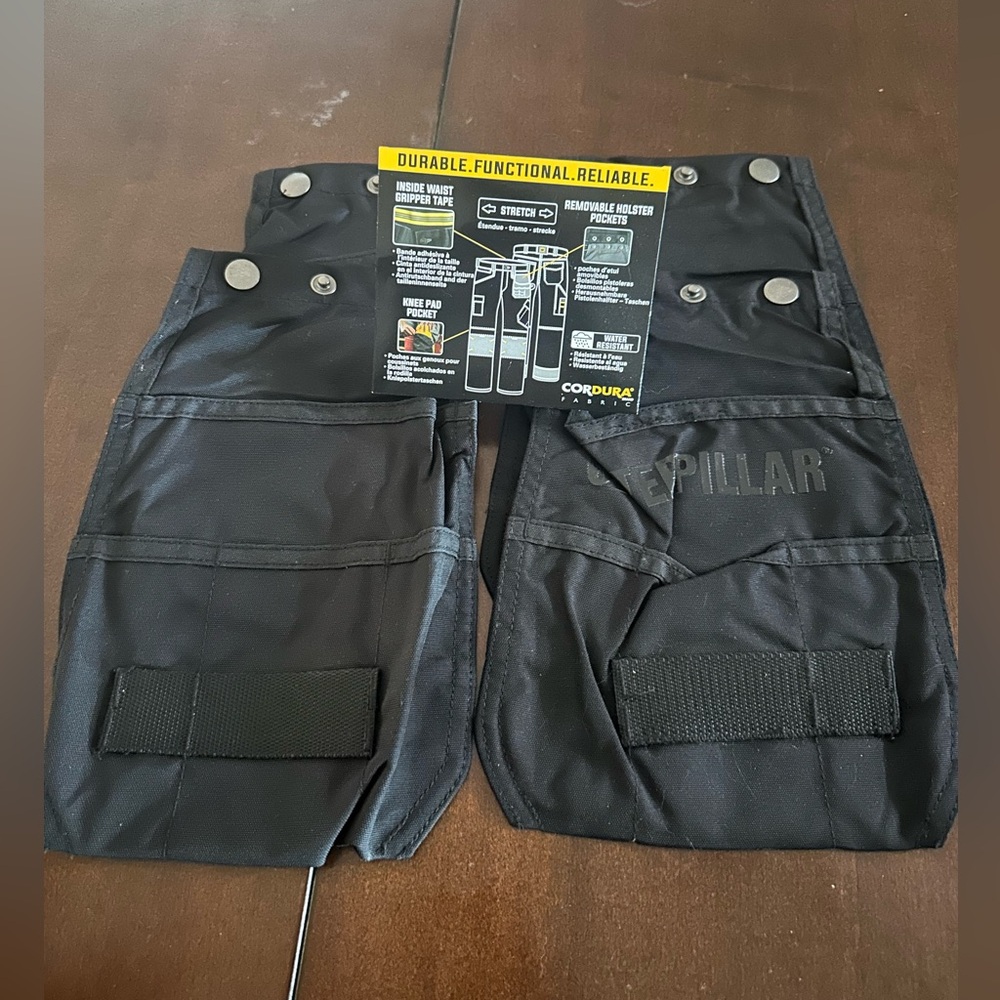 Caterpillar Work Pants Removable Tool Holster Pockets - 2 pair